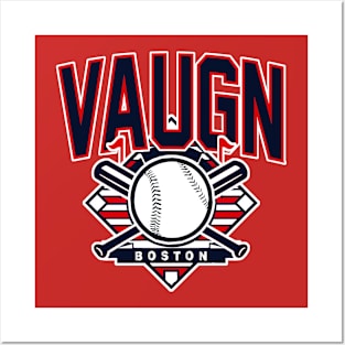 Vintage Boston Baseball Vaugh Posters and Art